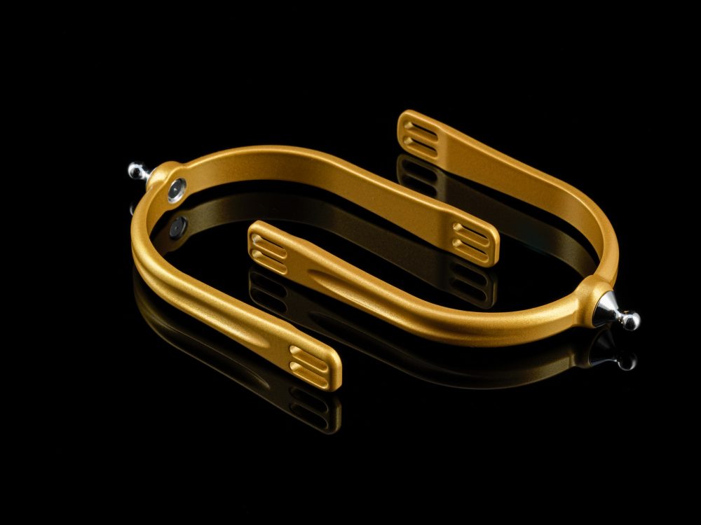 American Equus Quik-X Interchangeable English Spurs Illusion Gold