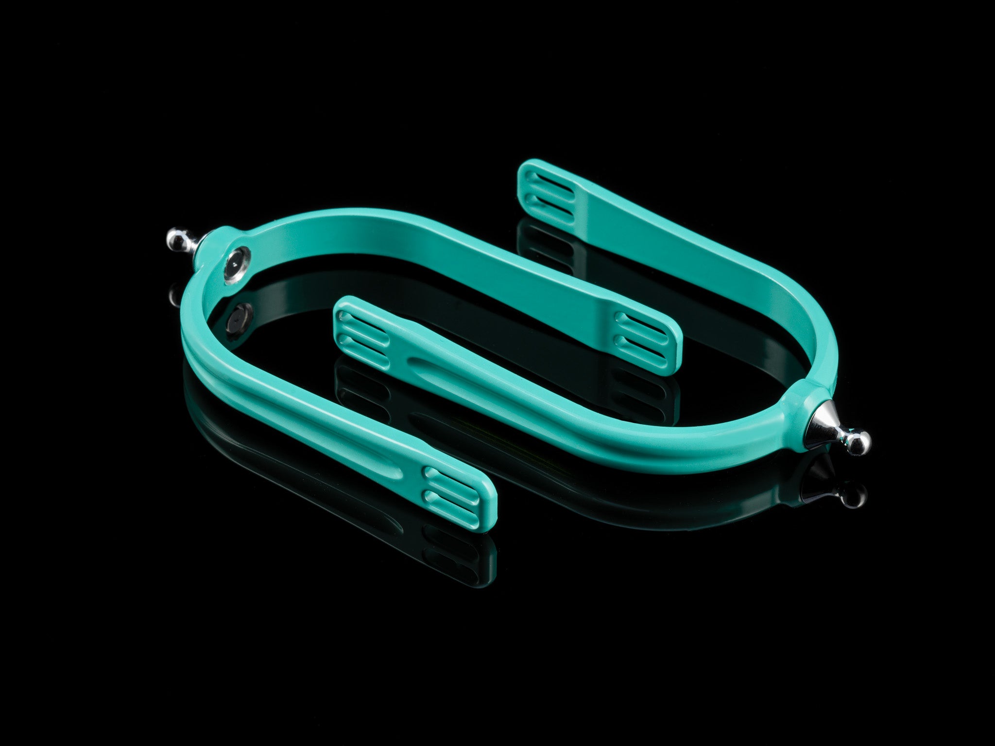 American Equus Quik-X Interchangeable English Spurs Tiffany Blue