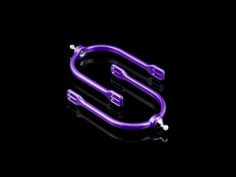 American Equus Quik-X SLIM Interchangeable English Spurs Illusion Purple