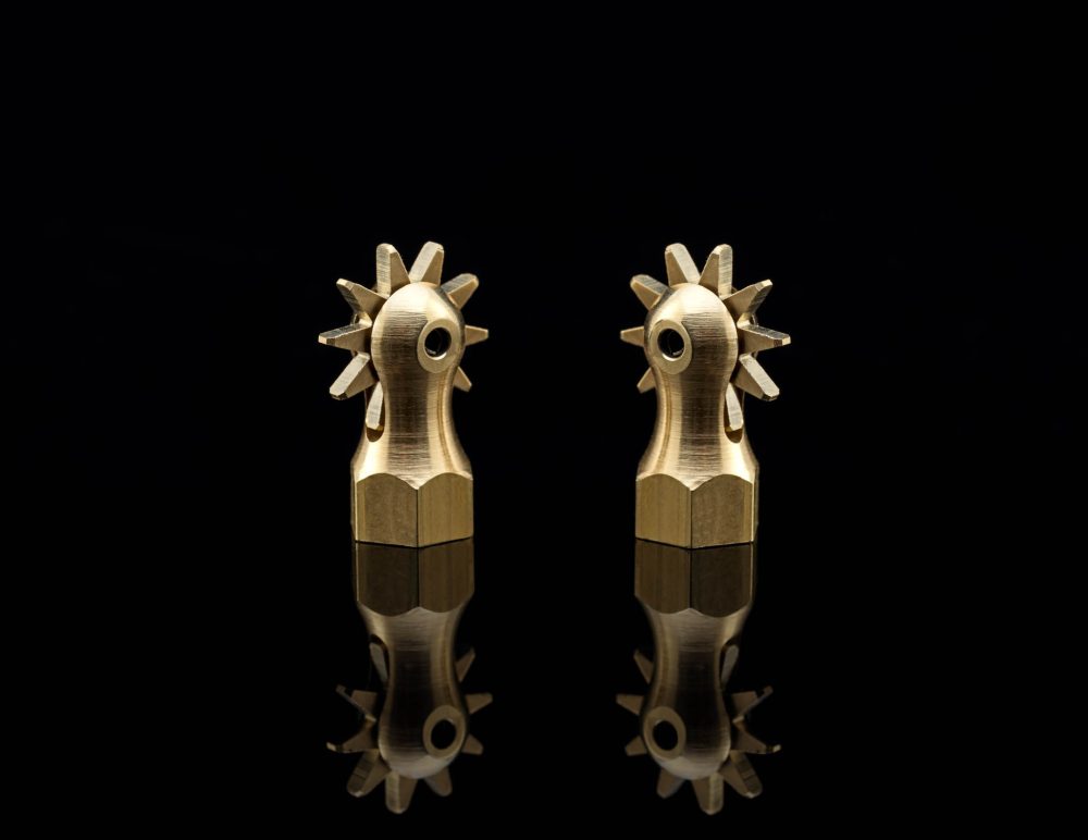 American Equus "Quik-X" Interchangeable Western Polo Spurs