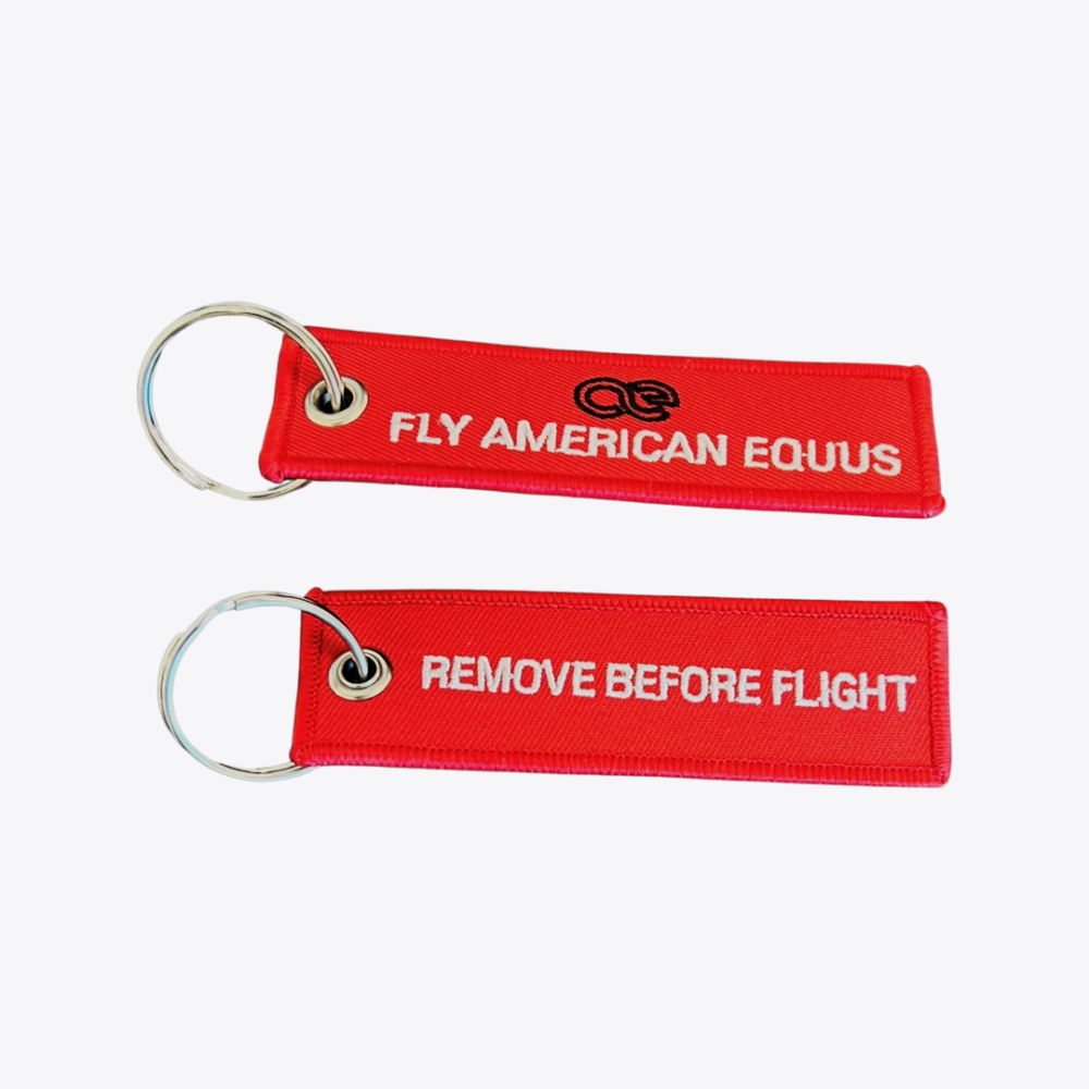 American Equus "Remove Before Flight" KeyChain
