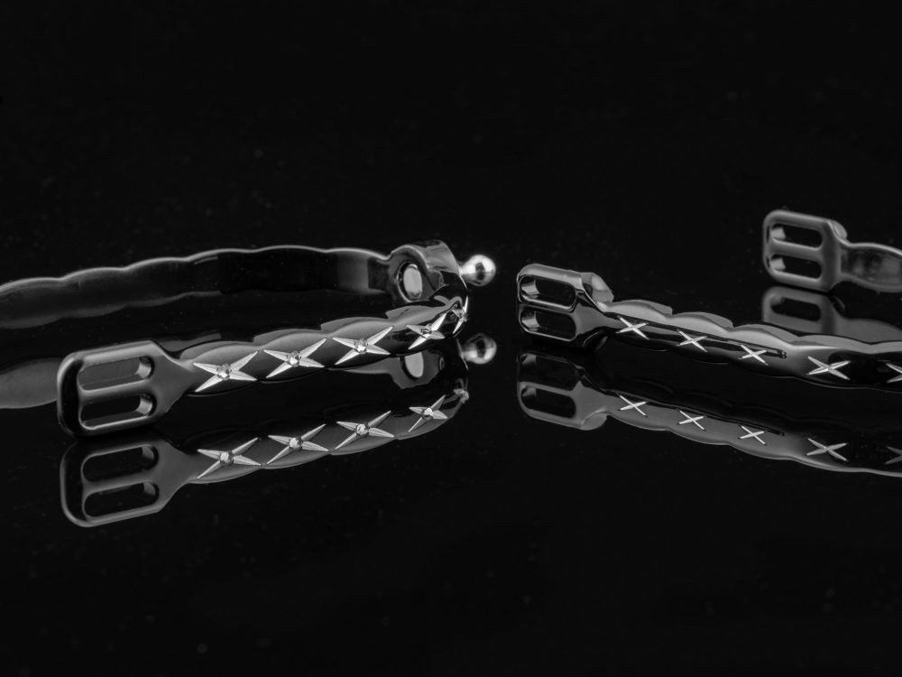 American Equus Quik-X Slim Interchangeable English Spurs - X&