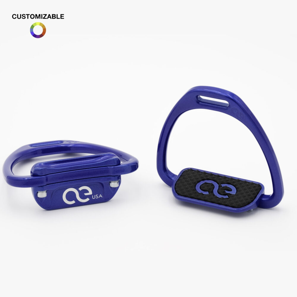 American Equus "Traction Rubber Edition" Thoroughbred Racing Irons