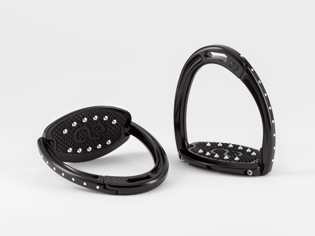 American Equus Elite "Escape" Crystal Edition Safety Stirrups