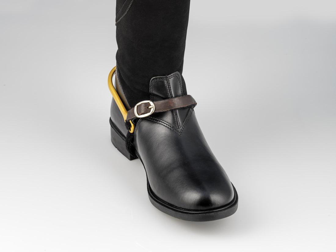 American Equus Spur-Tech Performance Spur Straps -Brown Leather