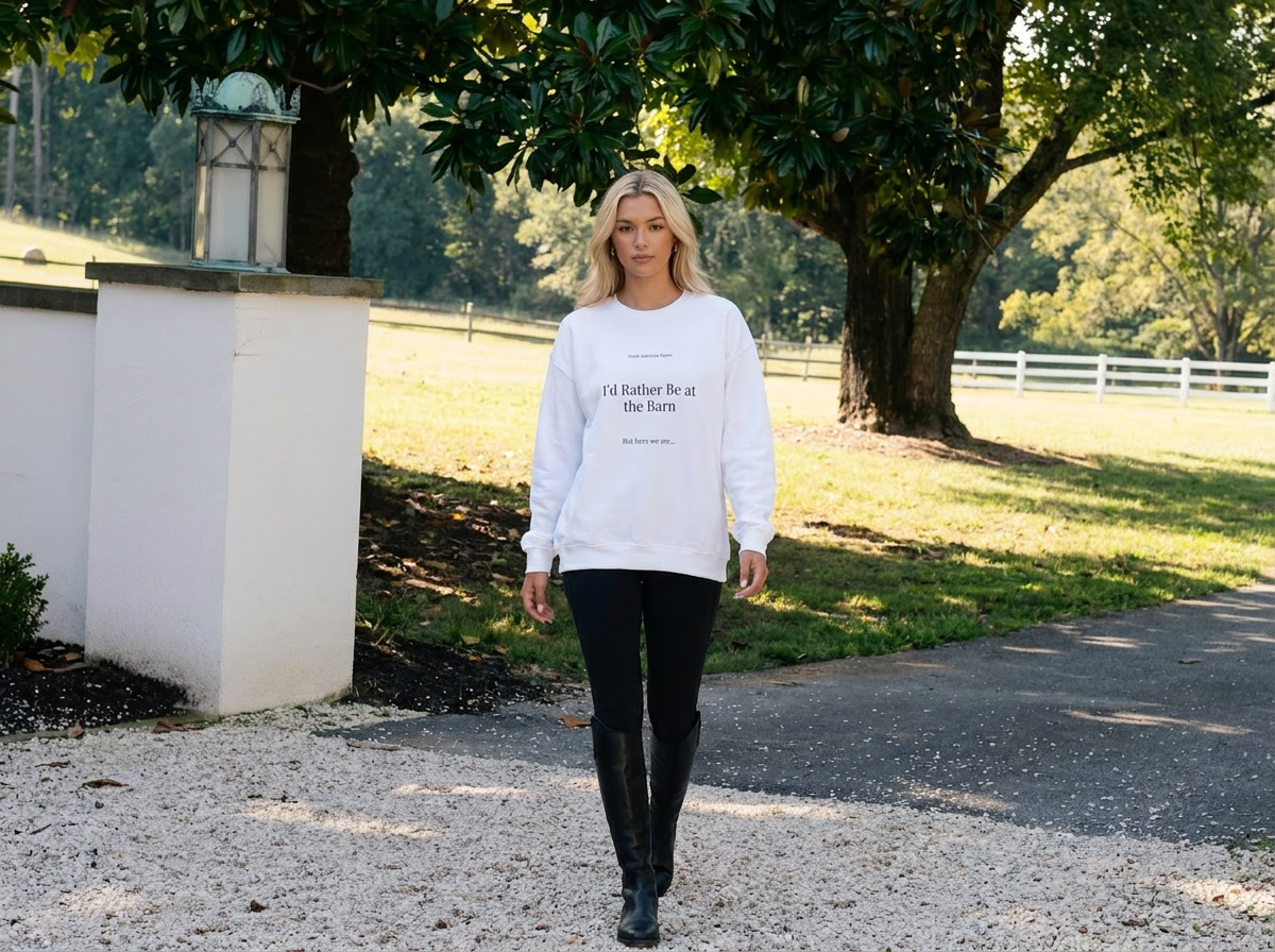 Inside American Equus Crewneck