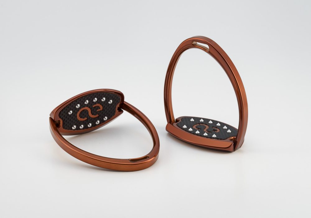 American Equus "Elite" English Stirrups Cashmere Copper