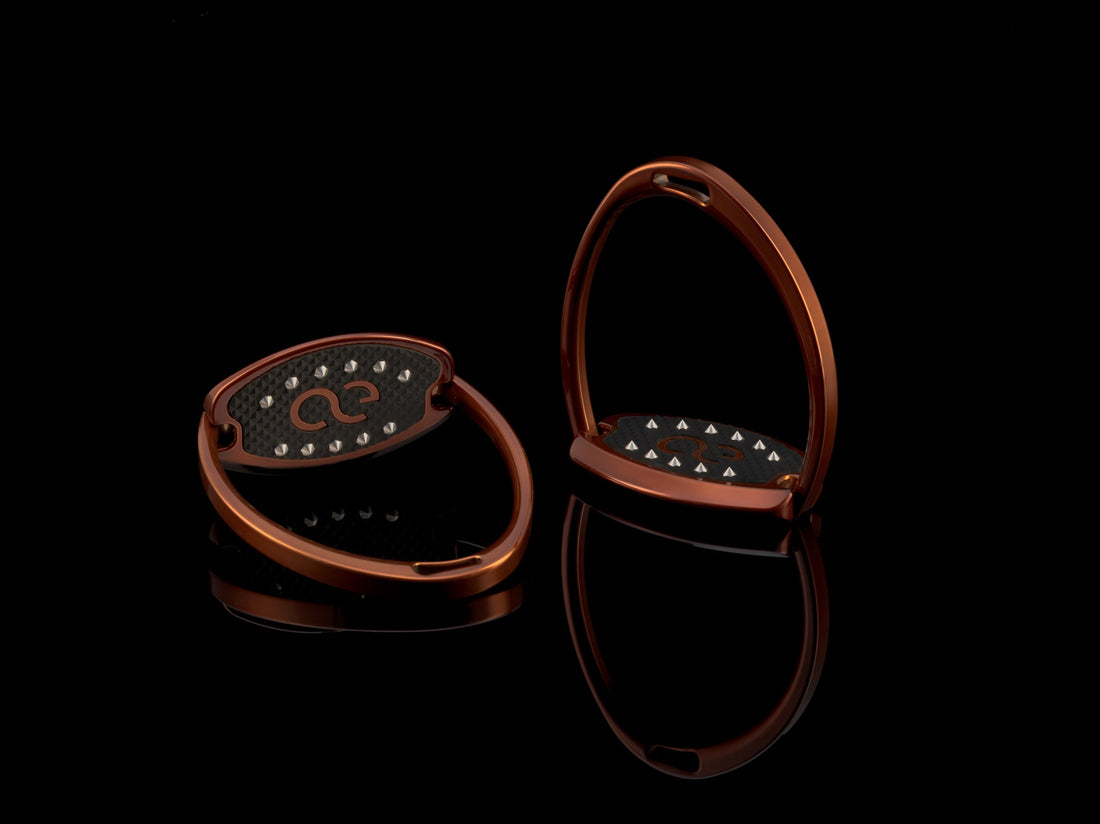 American Equus "Elite" English Stirrups Cashmere Copper