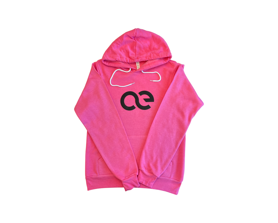 American Equus Puffy Signature Fleece Hoodie Pink