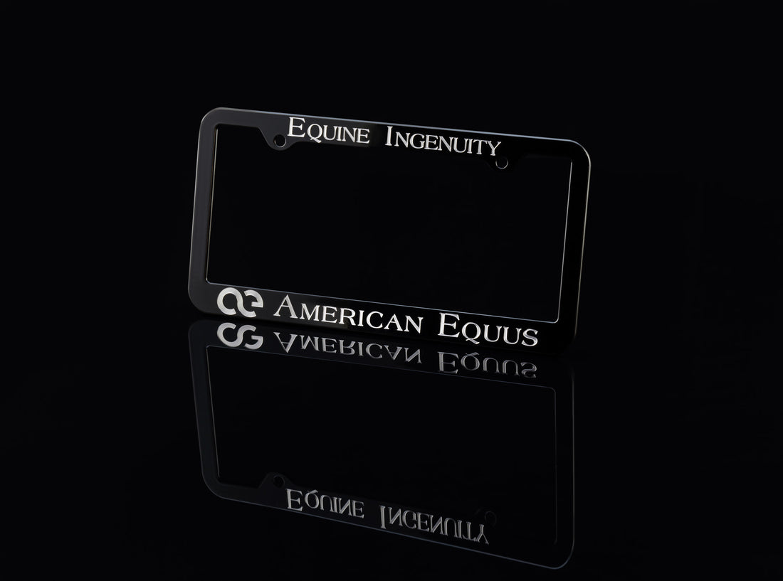 American Equus Signature License Plate Frame