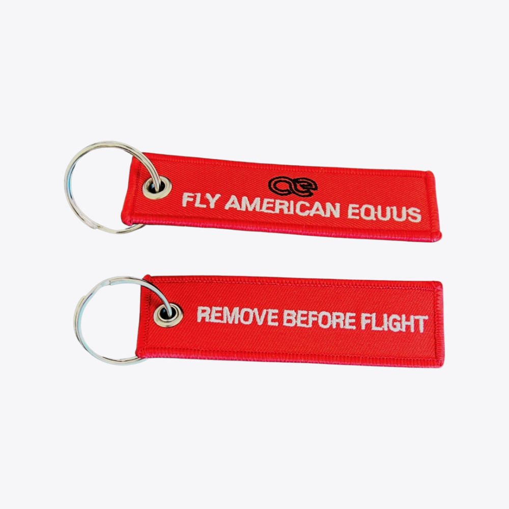 American Equus &quot;Remove Before Flight&quot; KeyChain