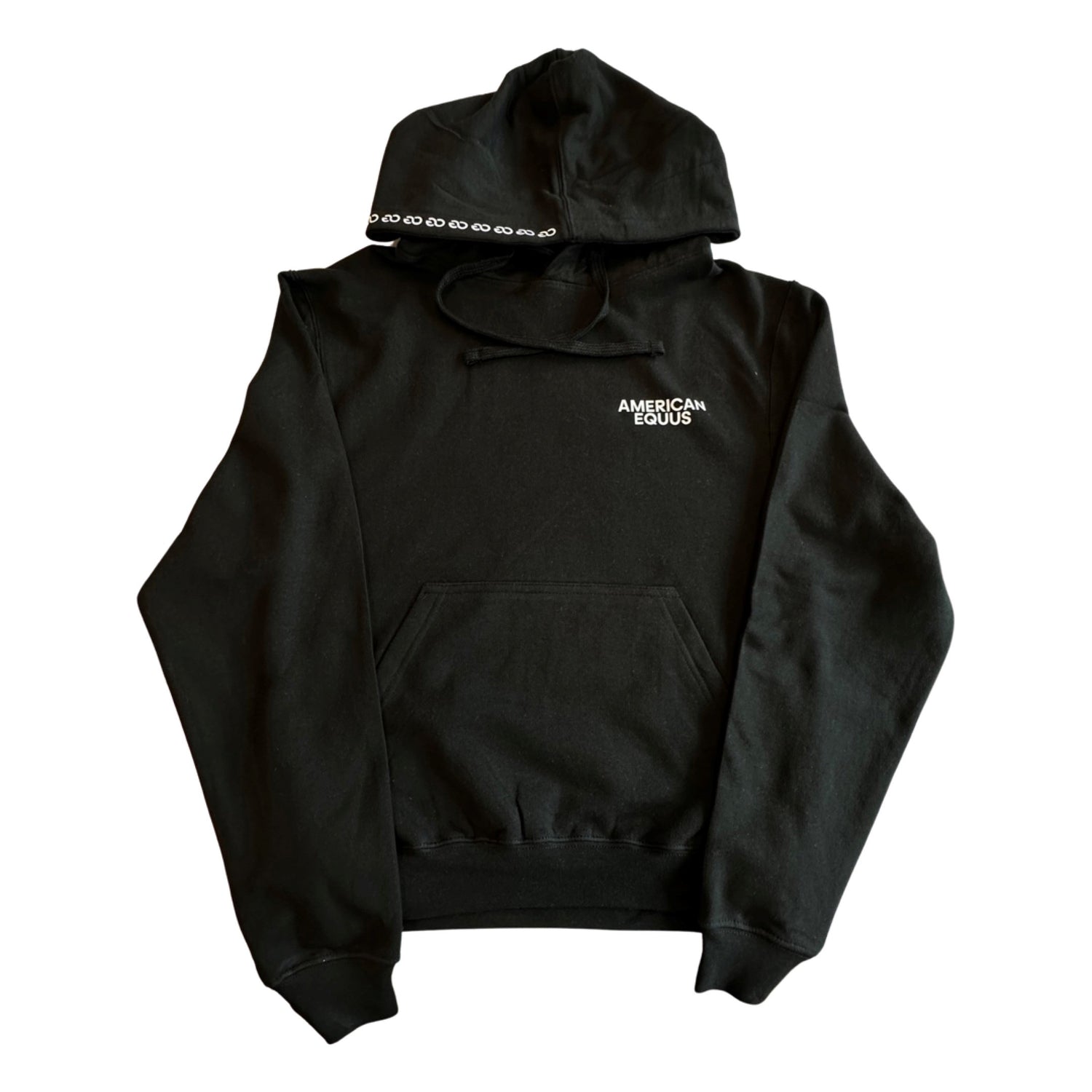 American Equus Signature Fleece LOGO Hoodie - Black