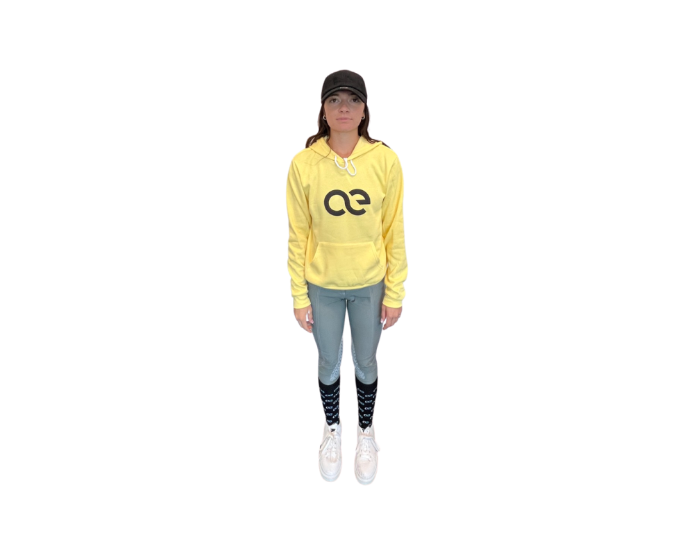 American Equus Puffy Signature Fleece Hoodie Yellow