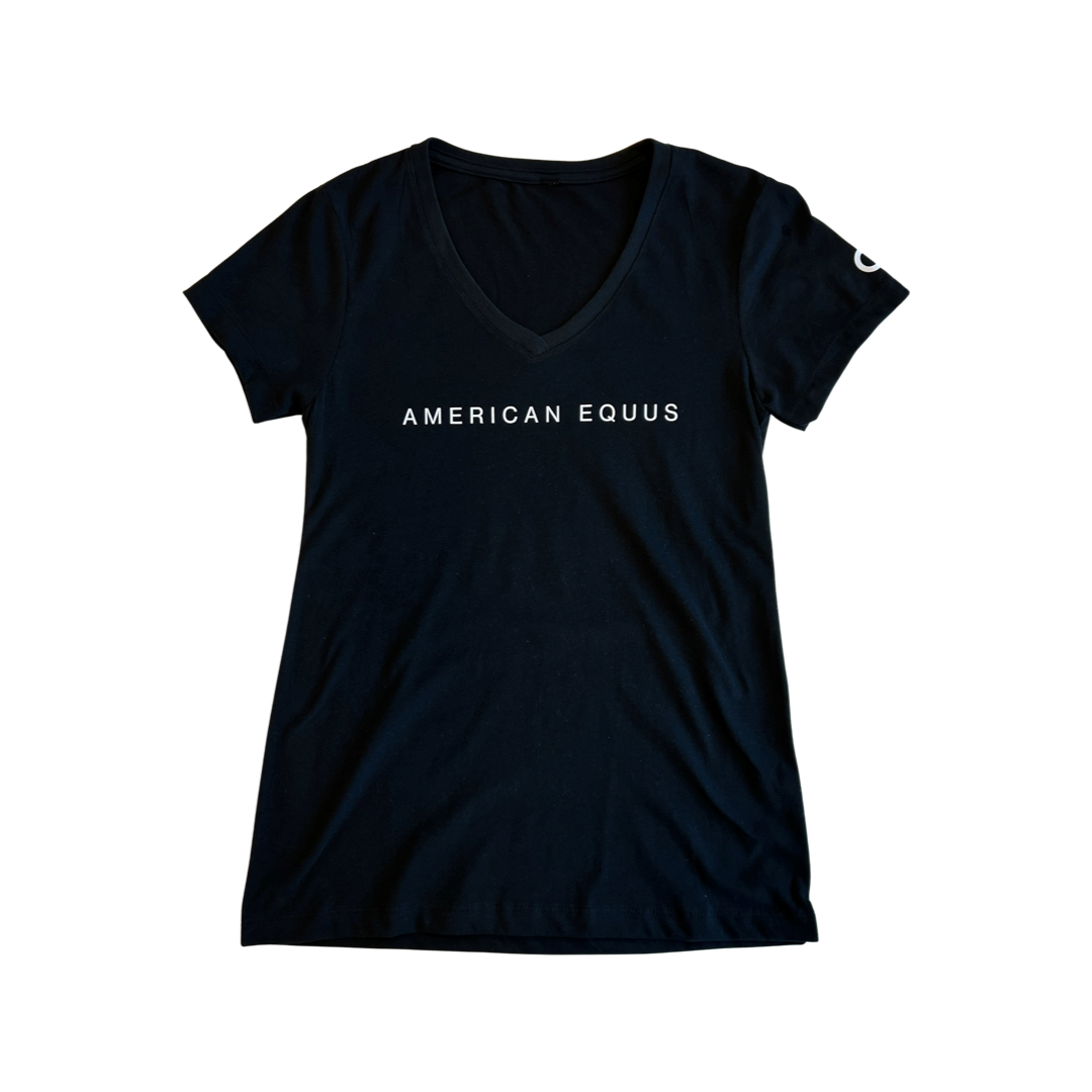 American Equus Signature Logo V-Neck T-Shirt