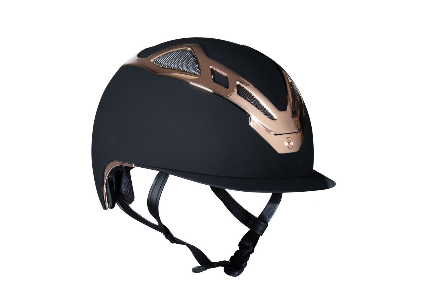 Suomy Apex Riding Helmet – Chrome Black Rose Gold Matte