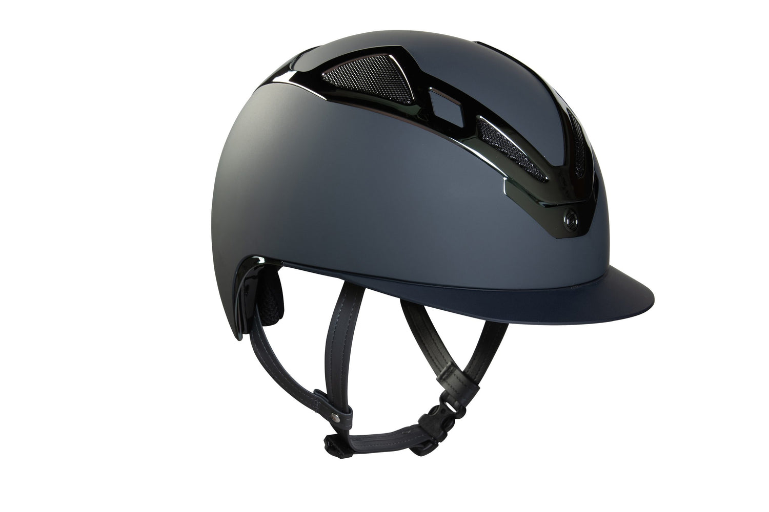 Suomy Apex Riding Helmet – Chrome Blue Navy Glossy Large Brim / 52