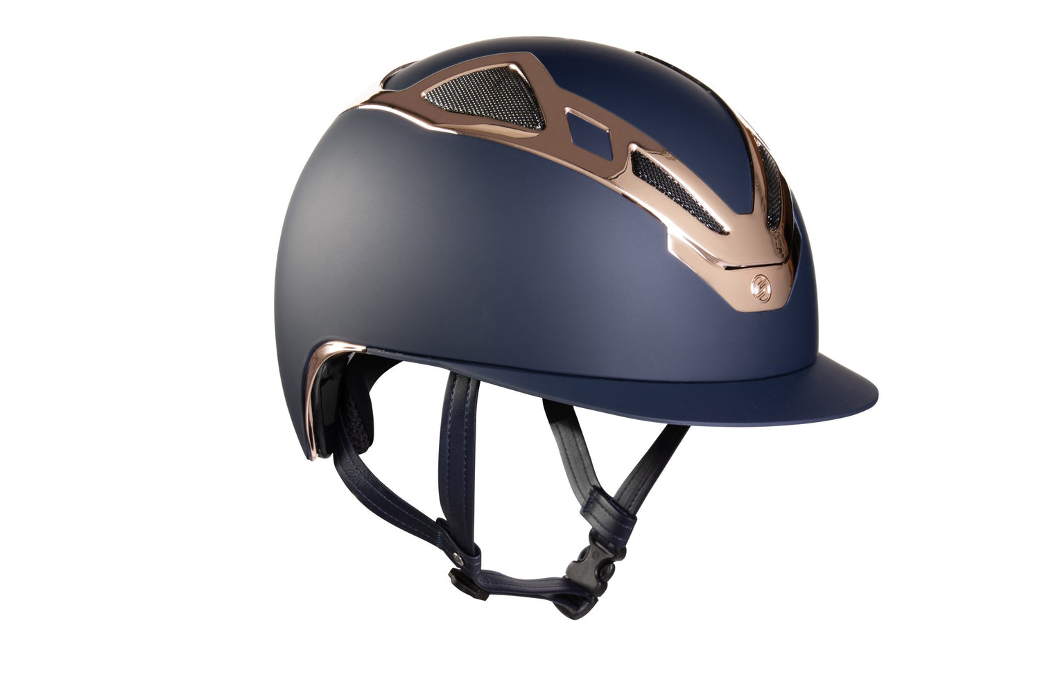 Suomy Apex Riding Helmet – Chrome Blue/Rose Gold Matte