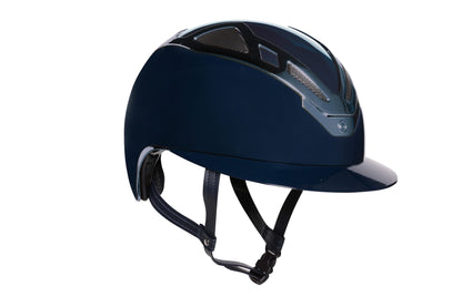 Suomy Apex Riding Helmet – Chrome Blue Navy Glossy