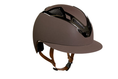 chrome modular motorcycle helmets Suomy Apex Riding Helmet – Chrome Brown Matte Large Brim / 57