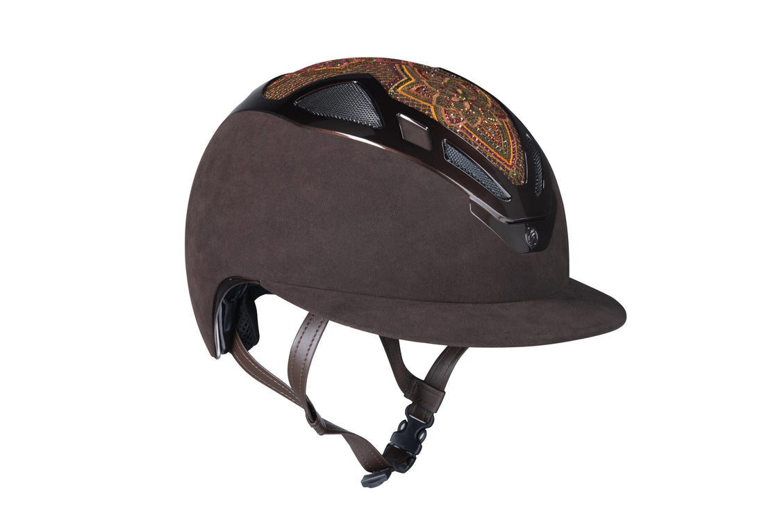 Suomy Apex Riding Helmet – Damask Brown (Lady)