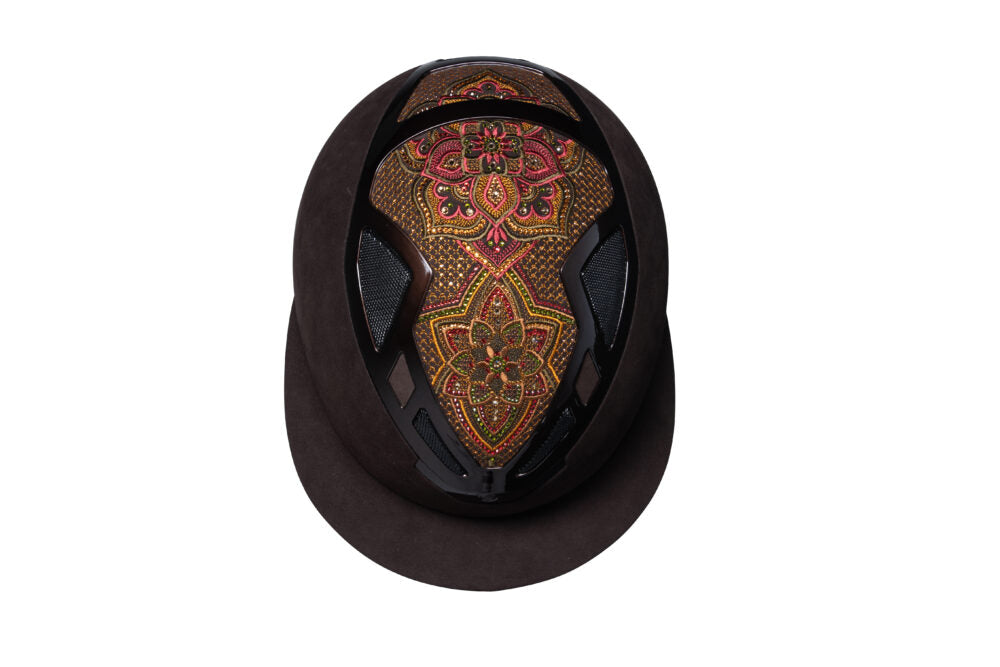 Suomy Apex Riding Helmet – Damask Brown (Lady)