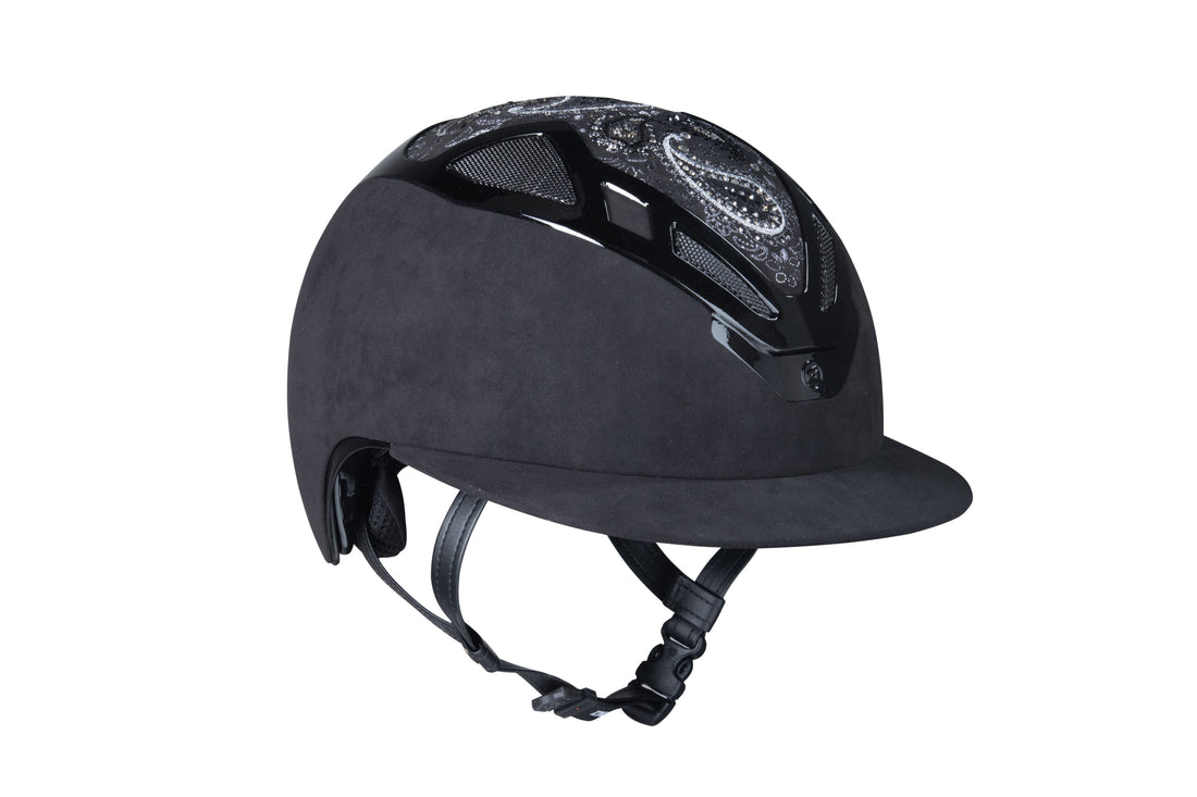 Suomy Apex Riding Helmet – Damask Total Black (Lady)