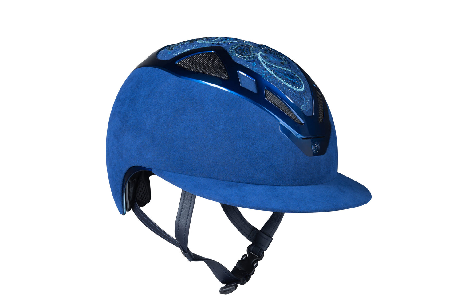 Suomy Apex Riding Helmet – Damask Total Blue (Lady)