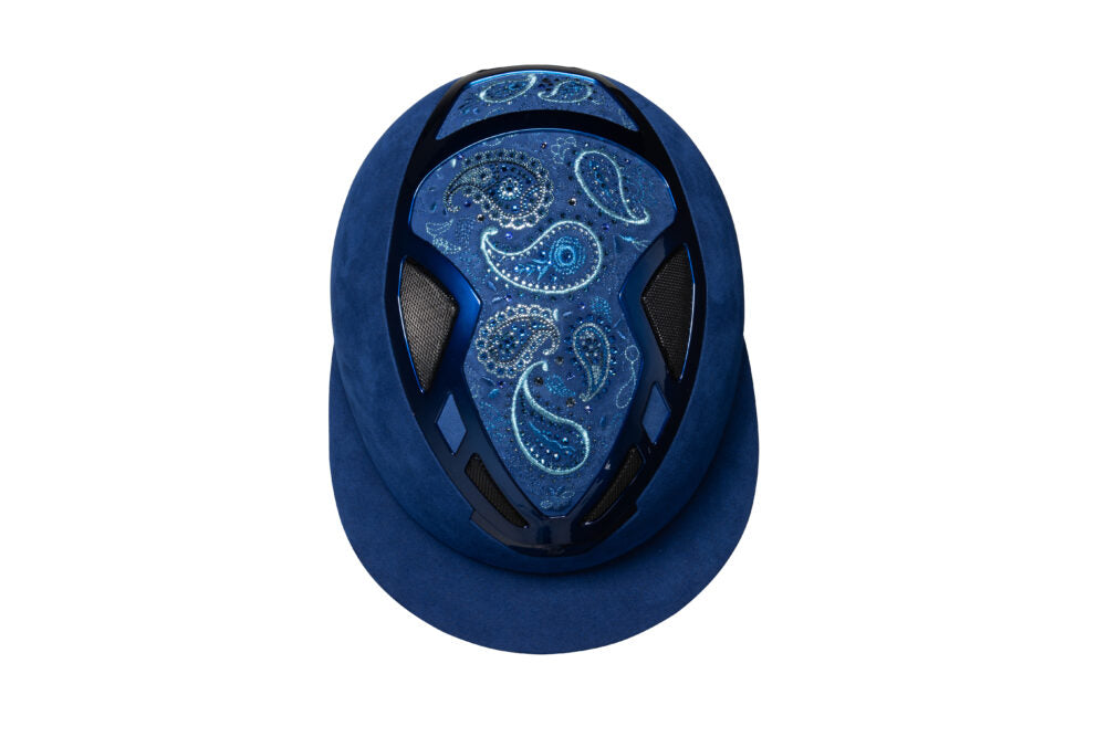 Suomy Apex Riding Helmet – Damask Total Blue (Lady)