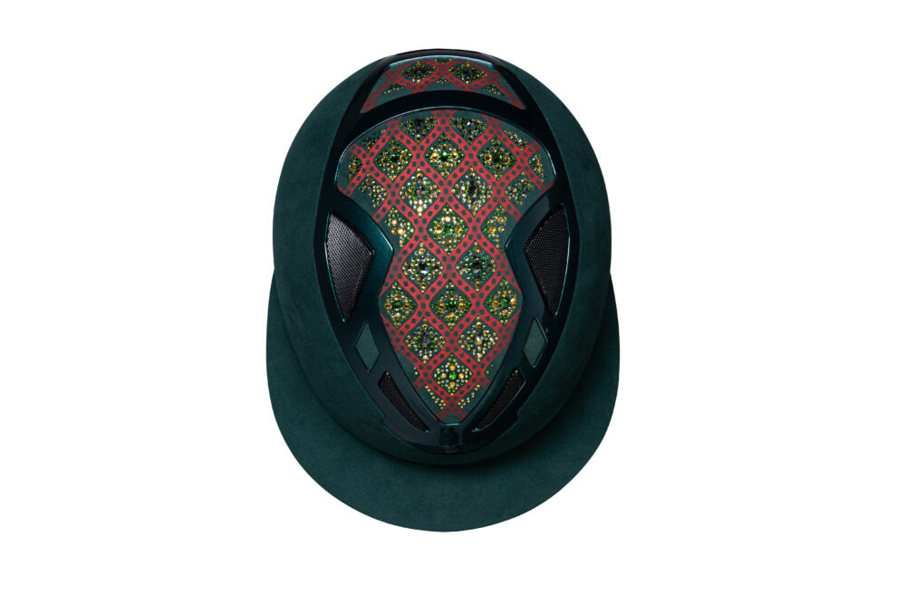 Suomy Apex Riding Helmet – Damask Green (Lady)