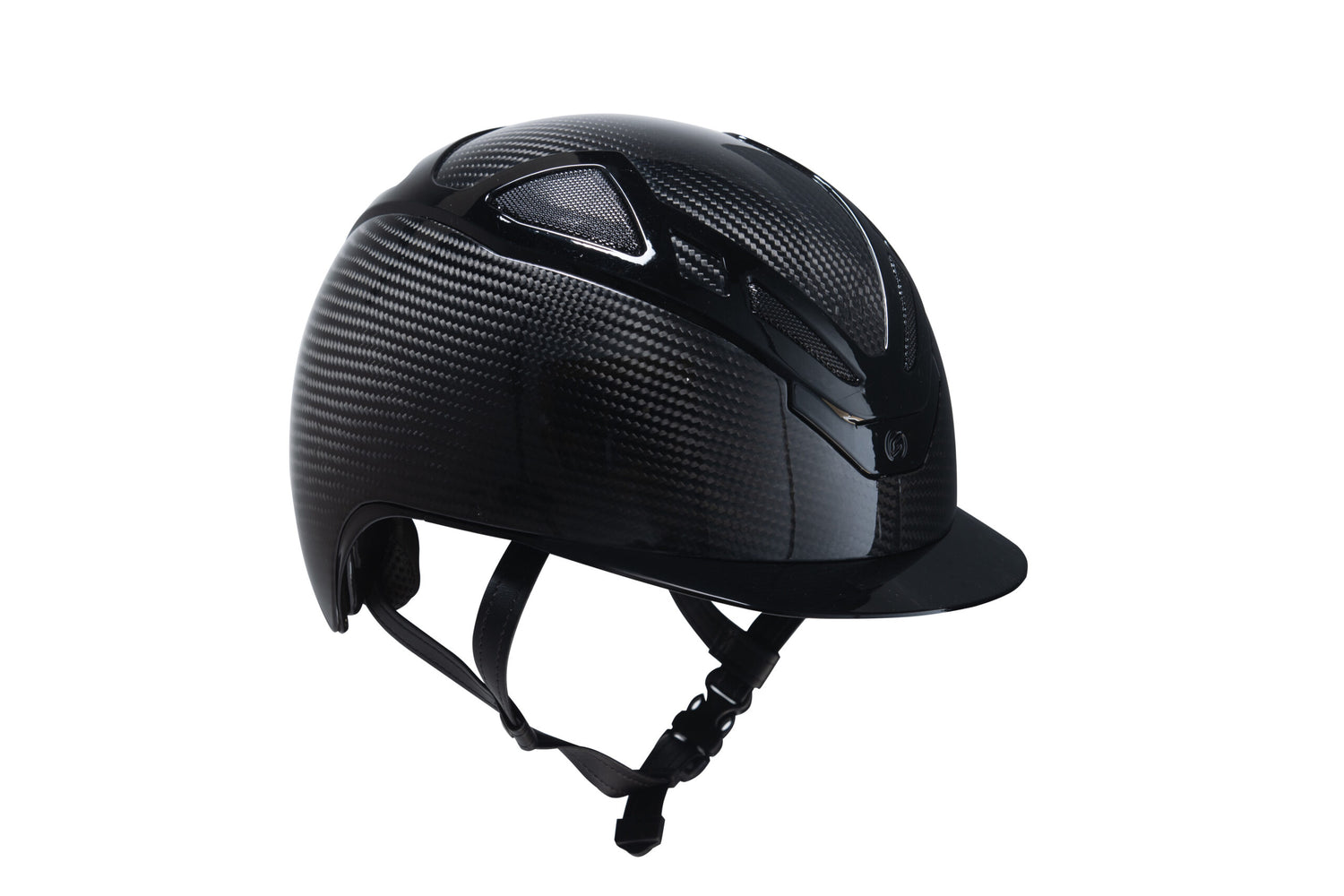 bike helmet for horse riding Suomy Apex Riding Helmet – Full Carbon Black Glossy Large Brim / 61