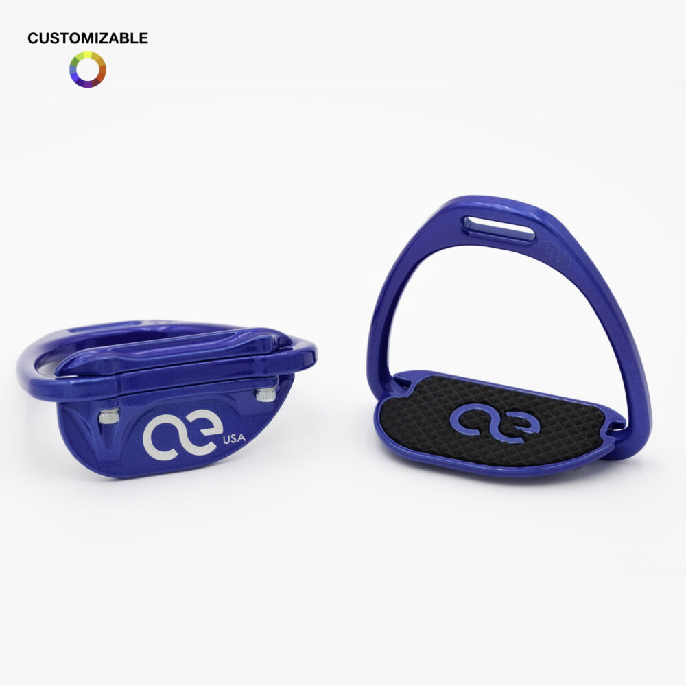 American Equus "Teardrop XL Edition" Custom Thoroughbred Racing Irons