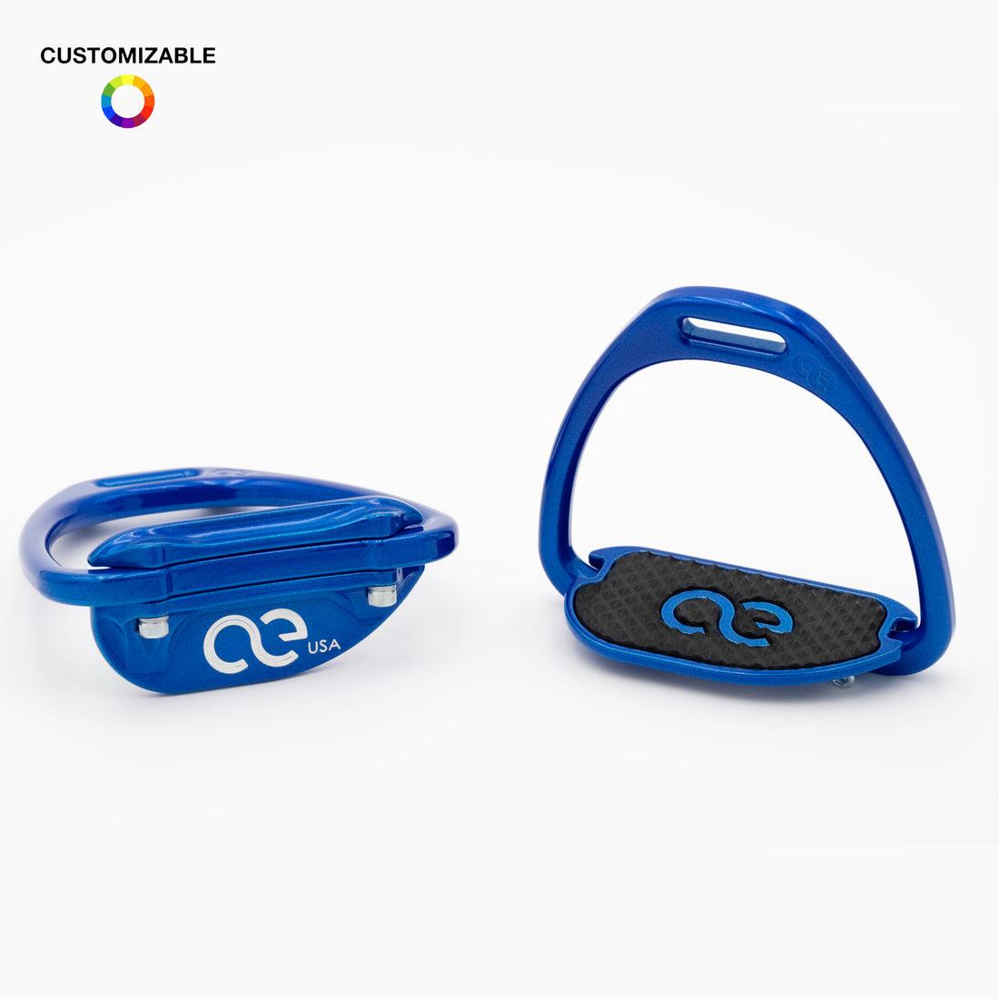 American Equus "Teardrop Edition" Custom Thoroughbred Racing Irons