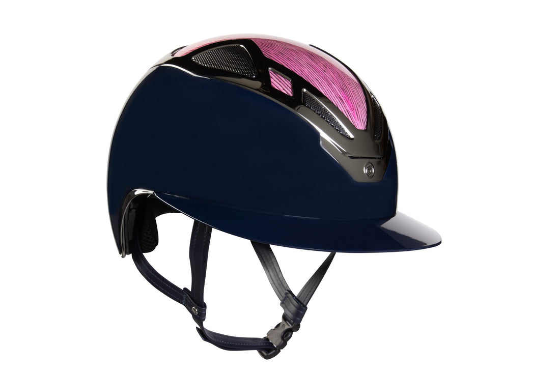 Suomy Apex Riding Helmet – Wood Blue Navy Lady Glossy Pink