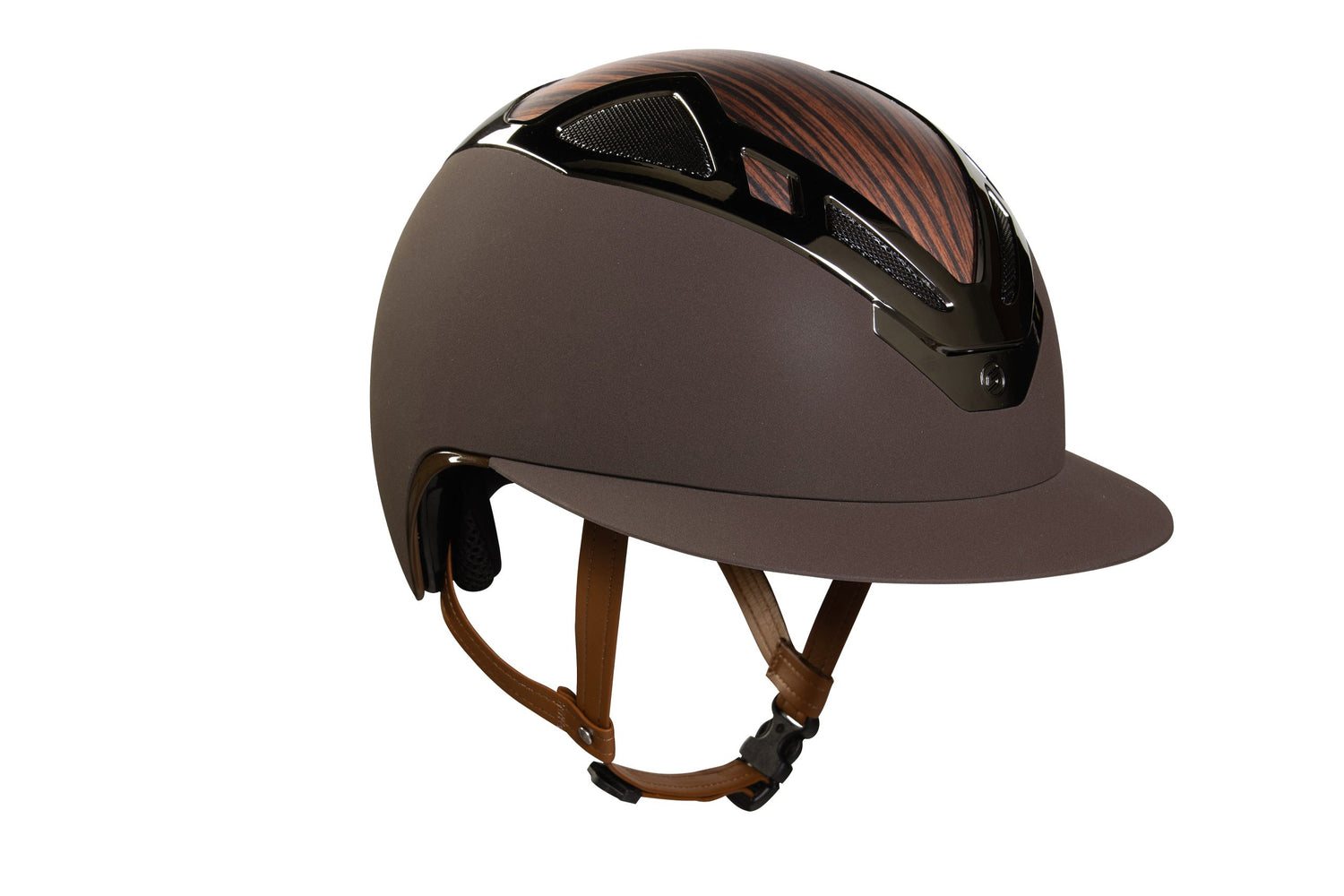 bike helmet for horseback riding Suomy Apex Riding Helmet – Wood Brown Matte Large Brim / 55