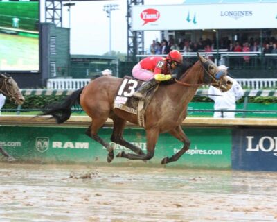 American Equus Rider Mike Smith Pilots Abel Tasman To A Come From Behind Win in 143rd Kentucky Oaks
