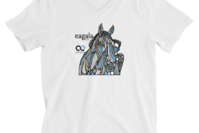 American Equus - Eagala Veterans Ladies V-Neck T-Shirt